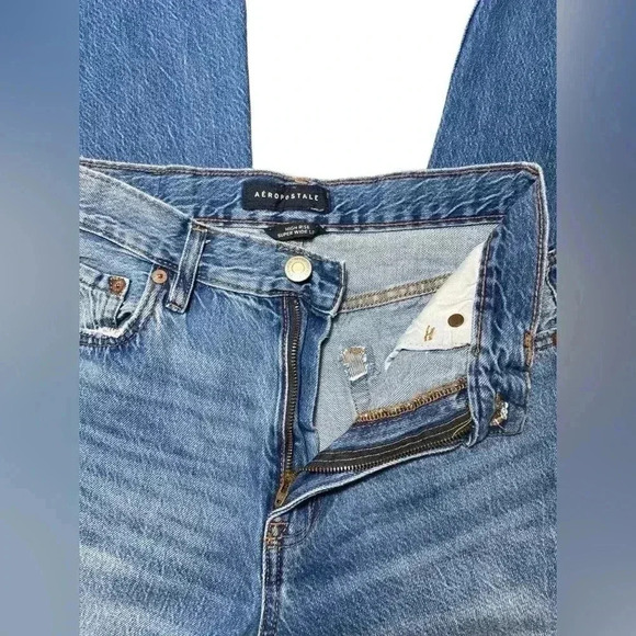 Aeropostale high rise super wide leg 8 REG - Picture 4 of 10